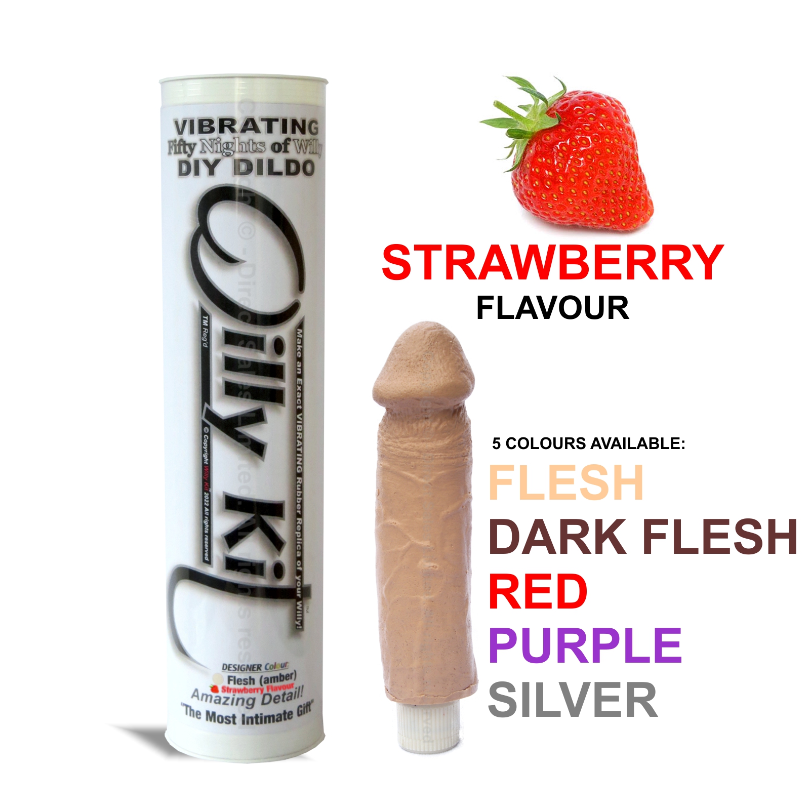 Fifty Nights of Willy STRAWBERRY Flavoured DIY VIBRATOR Sex